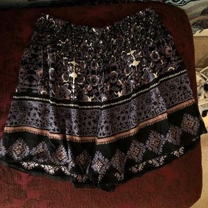 Funky printed shorts!